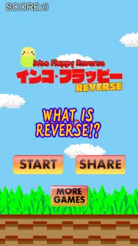 Inko Flappy Reverse GO GO! Screen Shot 1