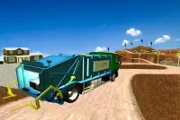 simulateur de camion à ordures 2017: dump driver Screen Shot 5