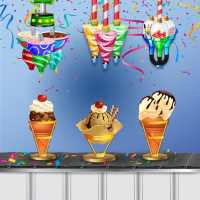 fiesta de cumpleaños tienda de helados