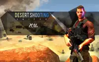 Desert shooting Sniper 2016 Screen Shot 0