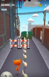 Cat Pet Run - Raiway Runner Screen Shot 0