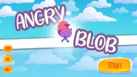 Angry Blob Runner 2D - New Adventure Game 😍 Screen Shot 0