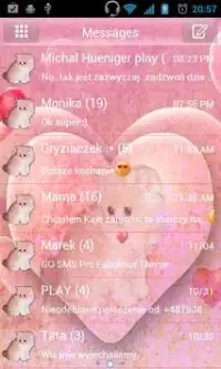 Theme Kitty for GO SMS Pro Screen Shot 0