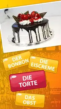Deutsche Wörter Lernen - Deutsche Wörter Spiele Screen Shot 2