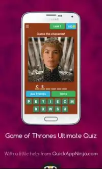 Game of Thrones Ultimate Quiz Screen Shot 0