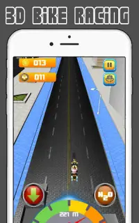 Highway Motorbike Racing 3D Screen Shot 2