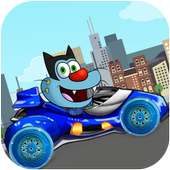 Oggy Car Racing Game