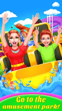 Babysitter Girl Theme Park Spa Screen Shot 0