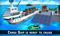 Off road Truck Transporter Games - Cruise Ship Sim Screen Shot 2