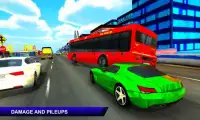 3D City Highway Traffic Racing Speed Rush Driving Screen Shot 4