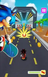 Sonic Hoverboard Dash Screen Shot 0