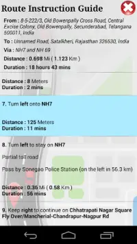 تطبيق GPS Route Address Finder Screen Shot 3