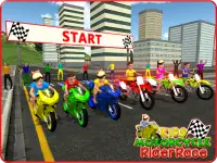 Kids MotorBike Rider Race 3D Screen Shot 5