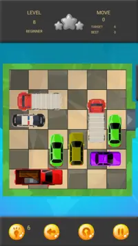 Unblock Police Car: Parking Puzzle Game Screen Shot 2