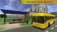 Bus Sekolah Mengemudi yanMungkin Sim 3d:Sopir Kota Screen Shot 2