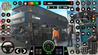 バスドライビングシミュレータ-オフラインゲーム：バスゲーム Screen Shot 1