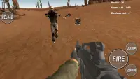 Zombies Shooter : Desert Screen Shot 1