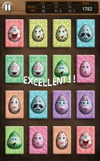Eggheadz Memory Match Gratis Screen Shot 1