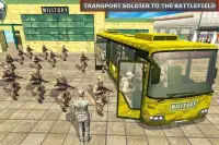Ejército transportador soldado autobús 2018 Screen Shot 0
