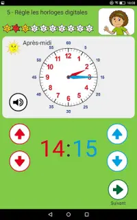 Apprendre à lire l'heure Screen Shot 1