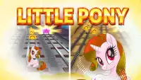 run litle happy pony subway Screen Shot 1