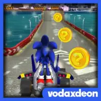 Super Sonic Kart Screen Shot 0