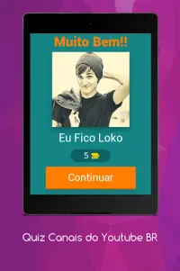 Quiz Canais Youtubers Brasil Screen Shot 7