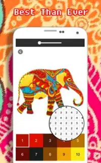 Mandala Coloring By Number - Pixel Screen Shot 1