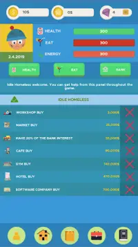 Idle Homeless - Life Simulator Screen Shot 5