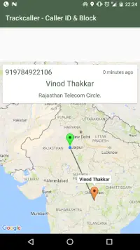 Mobile Call Number Tracker & Blacklist Screen Shot 2