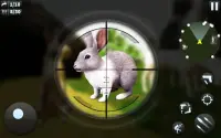 खरगोश शिकार चुनौती - स्निपर शूटिंग खेलों Screen Shot 0
