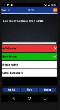 Indian Cricket QUIZ Season 11(Premier League Quiz) Screen Shot 1