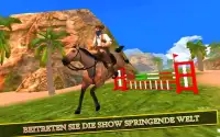 Pferd Reiten Simulator 3D: Jockey Mobile Spiel Screen Shot 0