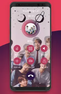 Bts Fake Call - Bts video call Prank Screen Shot 1