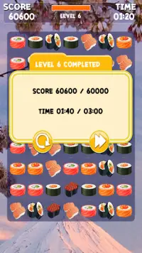 Sushi Match 3 Game Screen Shot 4