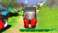Modern auto tuk tuk Real rickshaw game 2021 Screen Shot 6