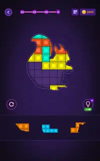 블록 퍼즐 - 재미있는 두뇌 퍼즐 게임 Screen Shot 17
