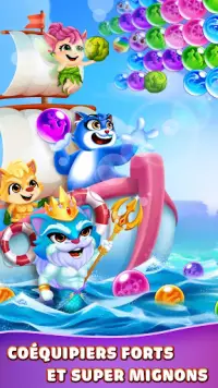 Bubble Shooter: Cat Pop Island Screen Shot 1