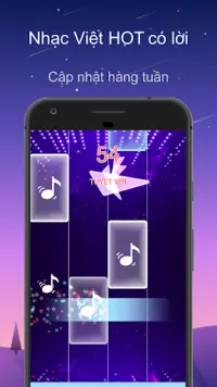 Song Tile Sóng gió Bạc phận game nhạc và piano Screen Shot 1