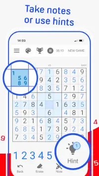 Sudoku - Classic Number Puzzles. Brain Challenge. Screen Shot 6