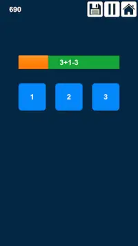 1   2 = 3: لعبة الرياضيات Screen Shot 1