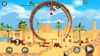 Stunt Bike Trick Master-Extreme Trials Stunt Game Screen Shot 1