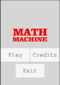 Math Machine Screen Shot 0