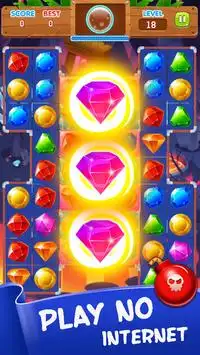 Jewels Temple Treasure : Match 3 Puzzle Screen Shot 7