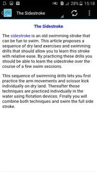 swimming techniques Screen Shot 1