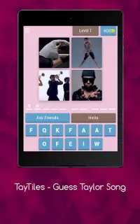 Taylor Swift Songs Guess Game - TayTiles Screen Shot 6