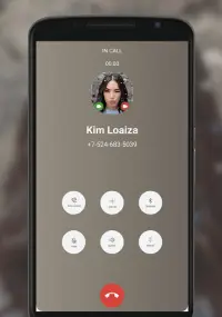 Kim Loaiza Fake Call - Call Chat Kimberly Loaiza Screen Shot 2