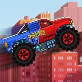 Spider Monster Truck Race