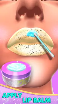 Lips Done 3D Satisfying Lipstick art Makeup Game Screen Shot 2