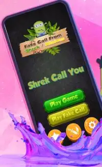 The green ghoul shreck simulator fake call prank Screen Shot 0